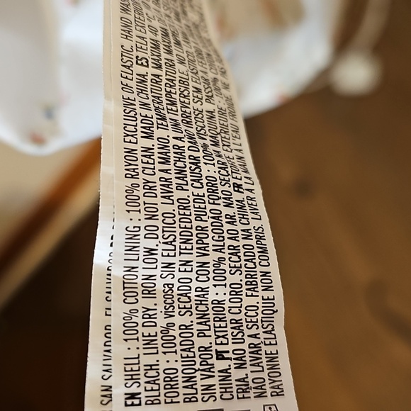 Forever 21 White Floral Cottagecore Milk Maid Midi Dress w/ Slit Size Small - Picture 5 of 10